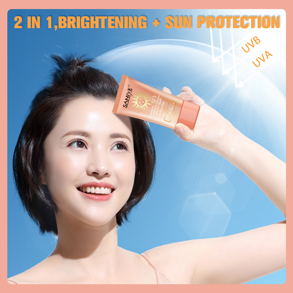 SANIYE Sunscreen SPF 50 PA++ Sunblock Tabir Surya …bab Surya Anti Penuaan 30ML R1213