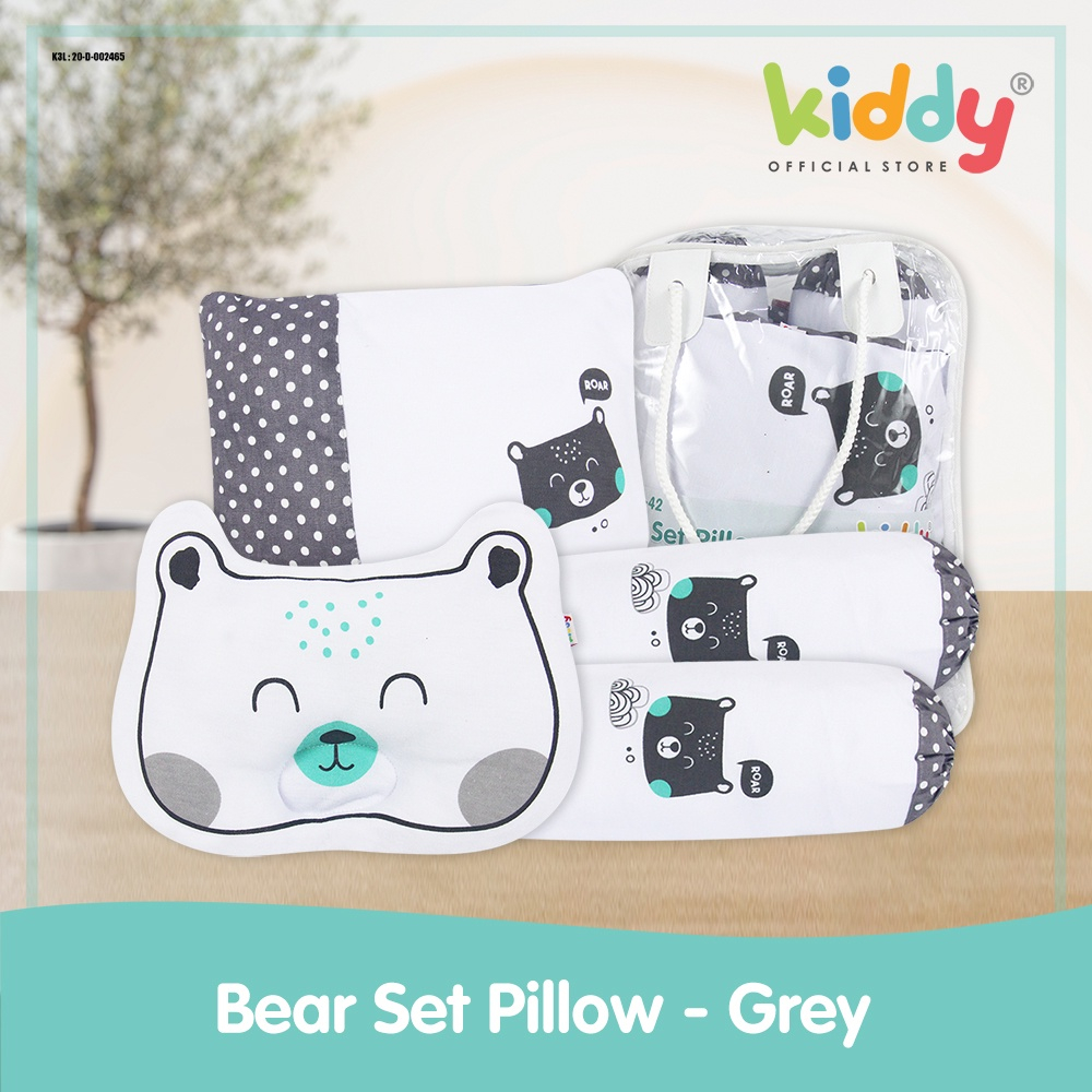 Kiddy Bear Set Pillow 4 in 1/ Bantal Bayi Set Paket
