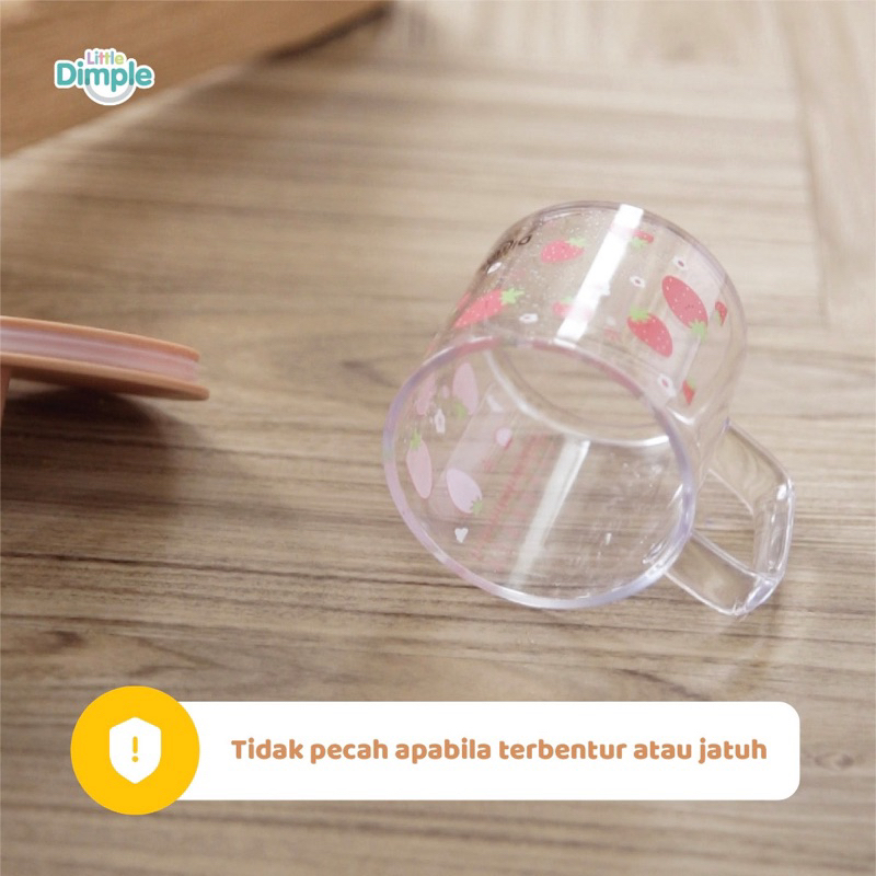 Little Dimple Multipurpose Cup Tritan Cup Cangkir Gelas Minum Anak