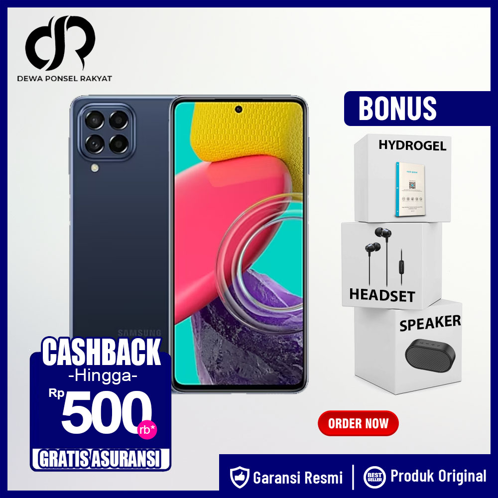 Samsung Galaxy M53 5g 8/256GB Garansi Resmi SEIN Not Samsung M32 M33
