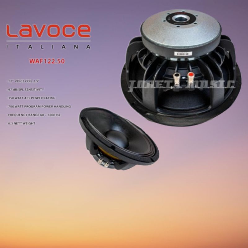 Komponen Speaker Lavoce WAF 122.50 (12 inch)