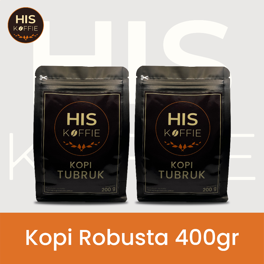 

[ HIS Koffie ] Kopi Robusta Bogor 2 x 200gr