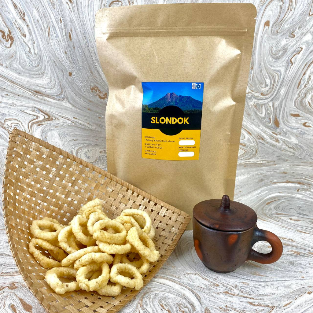 

Slondok Bawang / Lanting Bawang Gurih dan Renyah 125gr
