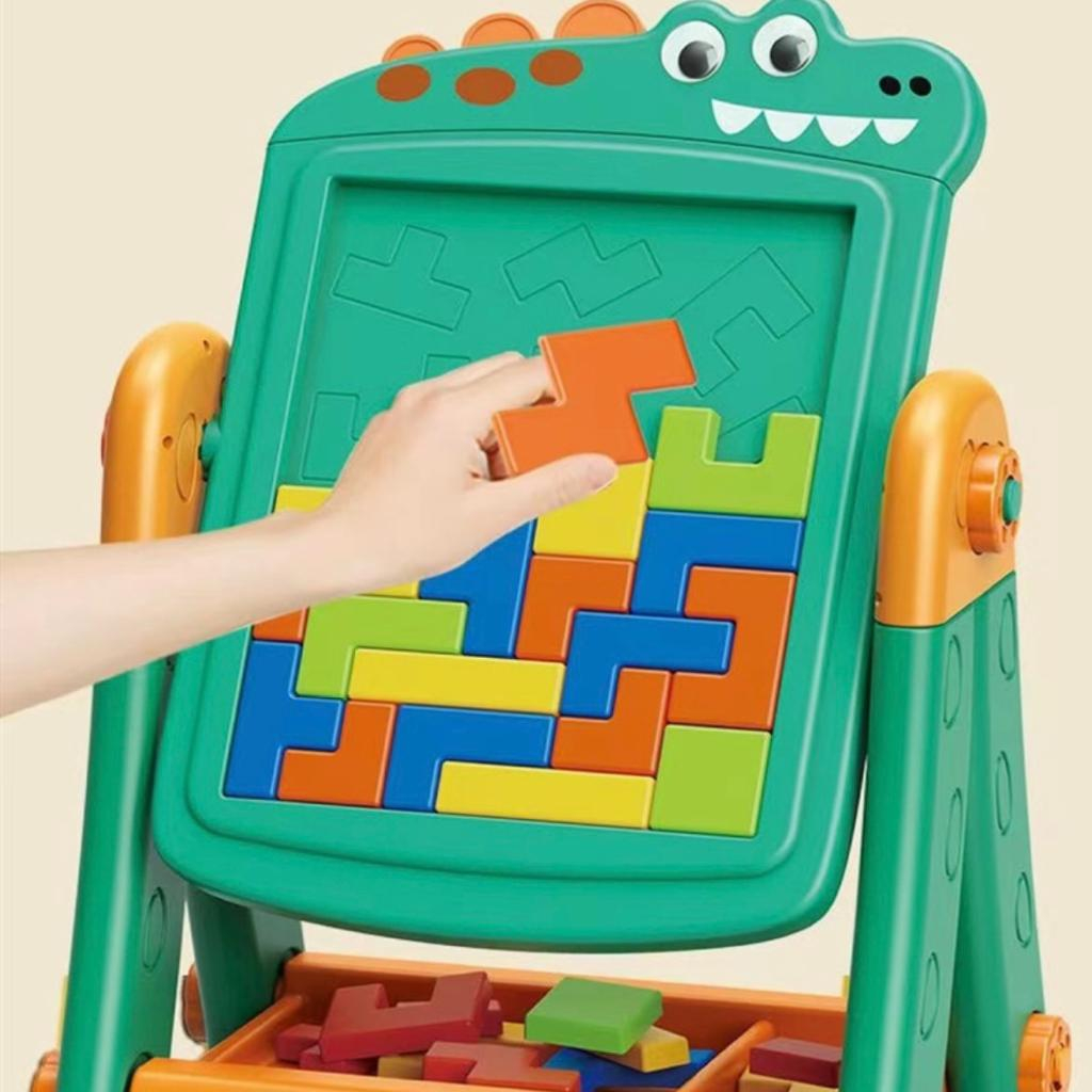 [MS] Mainan Anak Papan Tulis Gambar Warna / Mainan Tertis / Papan Serbaguna 2 Sisi / Tetris Games / Papan Edukasi / Papan Tulis Mainan