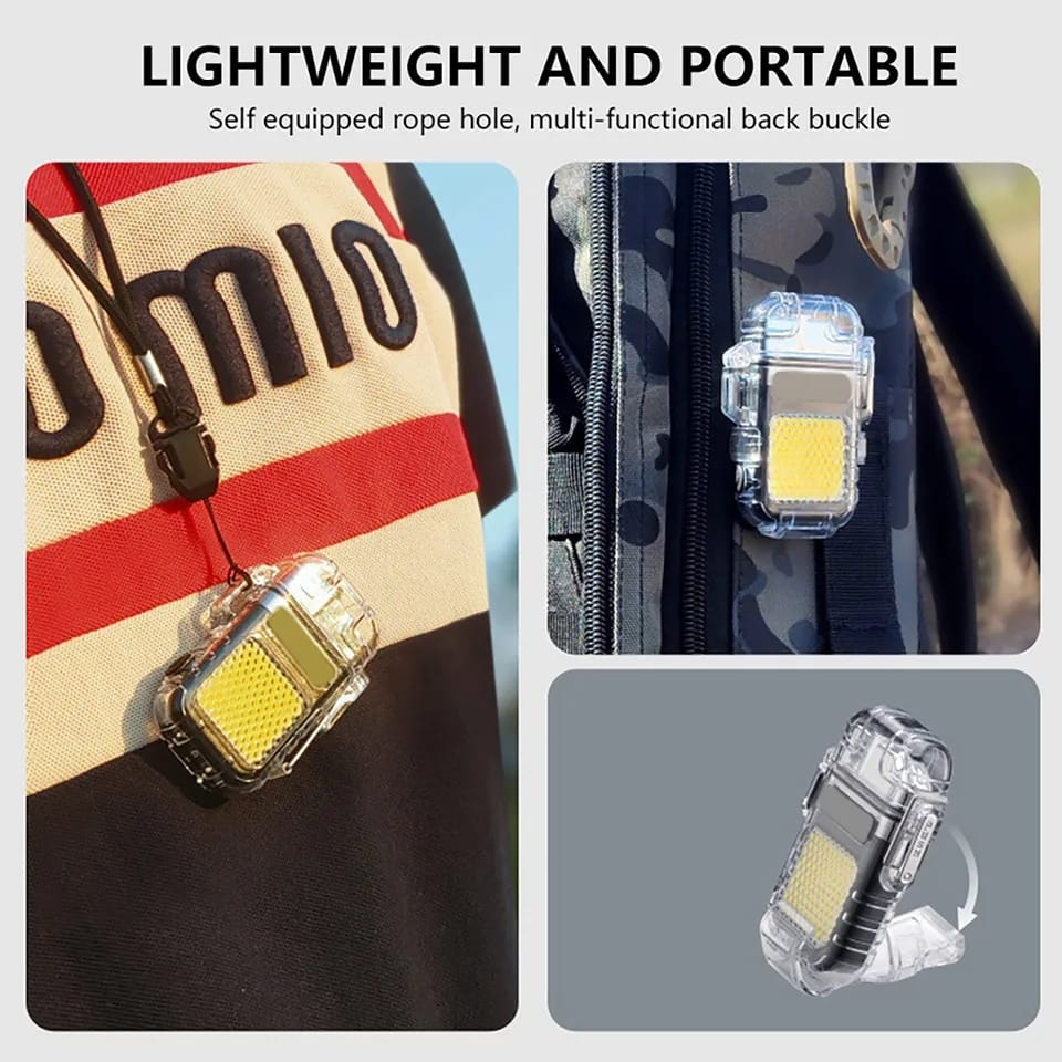 Korek Api Electric Lampu Led Cob S3 Lighter Classic Fashionable Waterproof