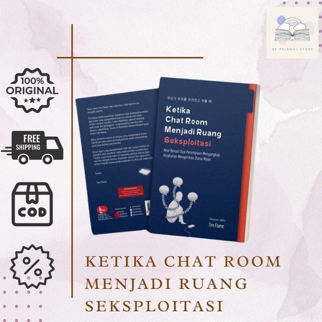Buku Ketika Chat Room Menjadi Ruang Seksploitasi - Tim Flame | Buku Terjemahan| Buku Terjemahan Kore