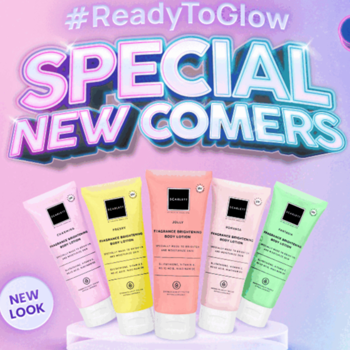 ❤️SWID❤️ Scarlett Whitening Body Lotion TUBE 180ml All Varian BPOM Original