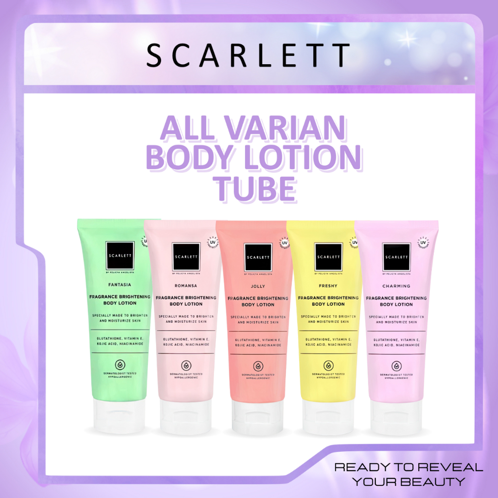 ⭐️ Beauty Expert ⭐️ SCARLETT Whitening Lotion Tube | Scarlett Lotion Mini | Lotion Tube Jolly | Lotion Mini Scarlett | Lotion terbaru Scarlett |