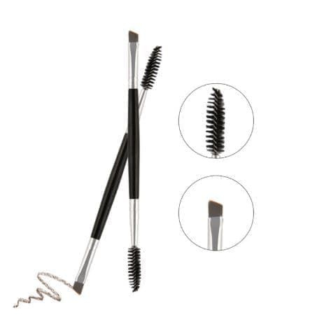 ✿ELYSABETHME✿  Kuas 2in1 alis dan eyebrow brush make up untuk merapihkan bulu mata