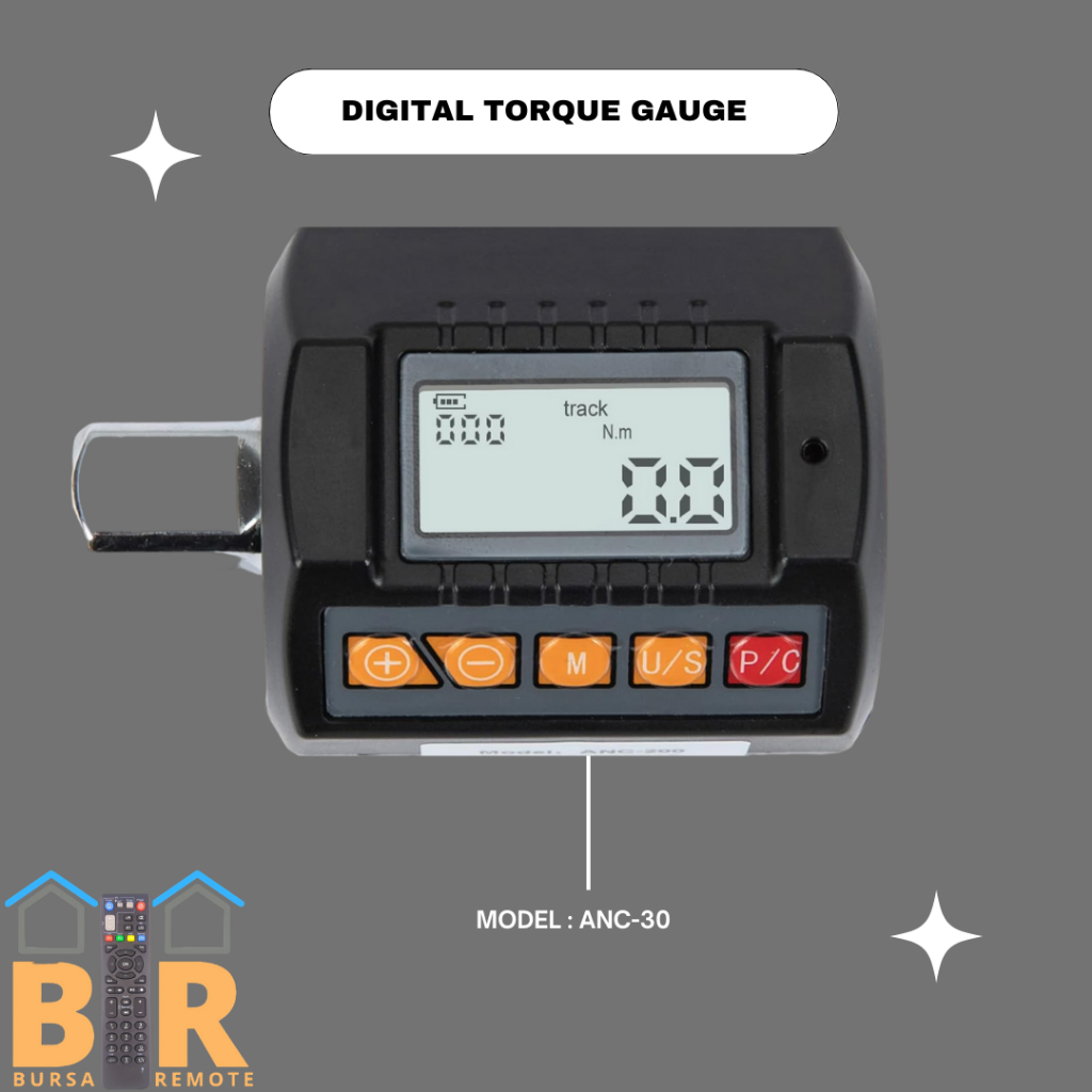 Adaptor Torque Meter Digital Pengukur Torsi Elektronik Layar LCD  Model ANC-30