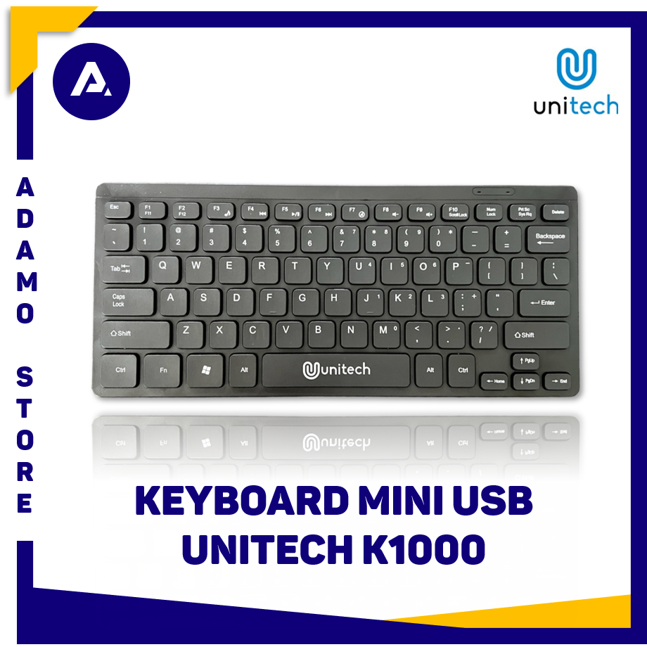 Keyboard Mini USB Unitech K1000 Keyboard Kabel Portable