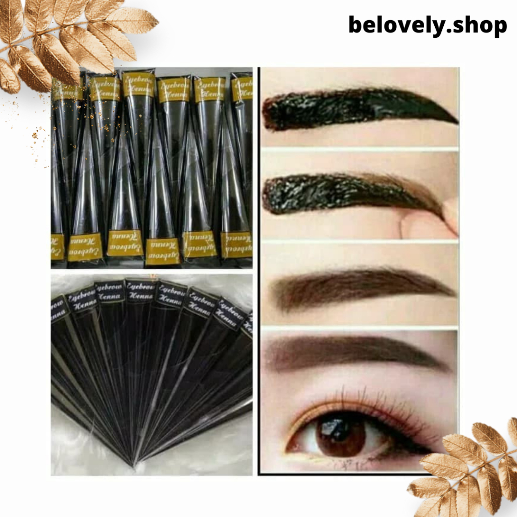 Henna Alis KERUCUT / 1 cone tahan lama seperti sulam alis - BS