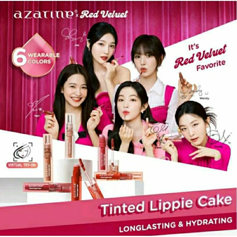 AZARINE X RED VELVET Tinted Lippe Cake -  Lip Tint