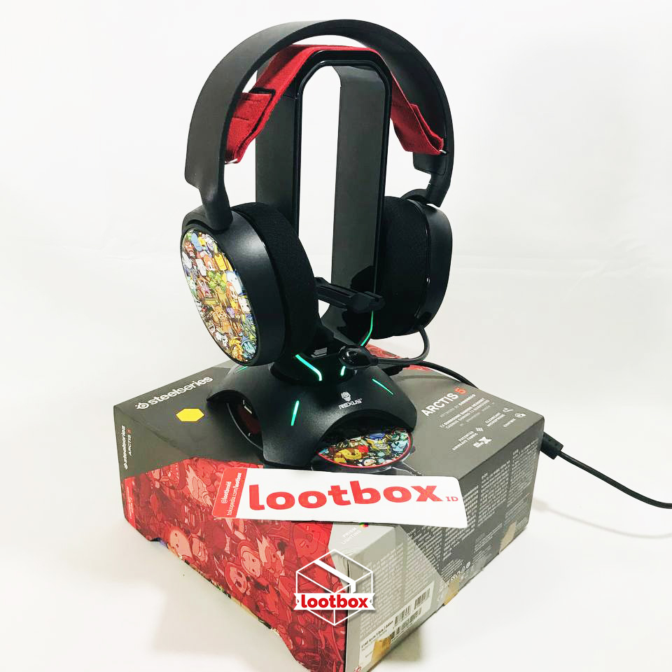 Headset Gaming USB & 3.5mm 7.1 PC Steelseries Arctis 5 Dota 2 SECOND