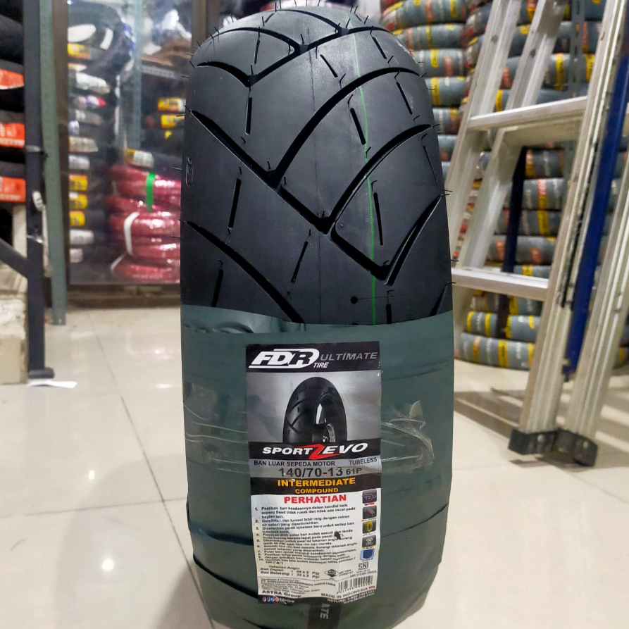 BAN LUAR 140/70-13 SPORT ZEVO TUBELESS  FDR