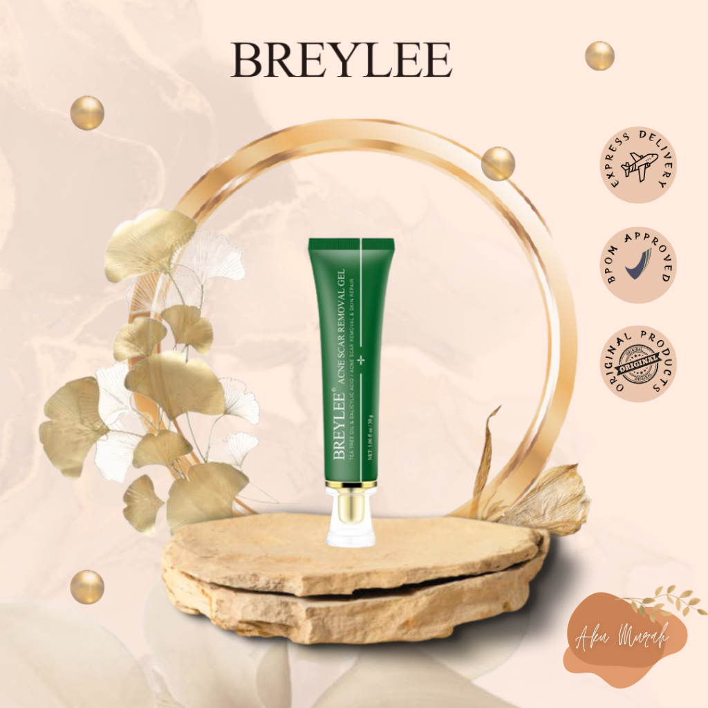 ✨ AKU MURAH ✨BREYLEE Tea Tree Acne Marks Gel / Gel Memudarkan Bekas Jerawat &amp; Memperbaiki Kulit Wajah