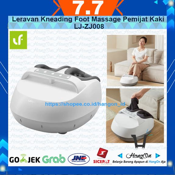 Leravan LF Levan Kneading Foot Massage Alat Pemijat Pijat Kaki Massager LJ-ZJ008 Xiaomi Pijatan Kuat Dipijat 3 Mode Kecepatan Air Pressure All Size