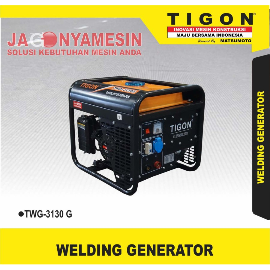 TIGON MESIN LAS GENERATOR TWG-3130 G (GARANSI RESMI)