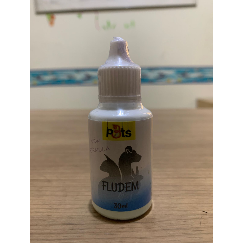 p3ts fludem obat flu batuk kucing dan anjing - p3ts fludem 30 ml Termurah