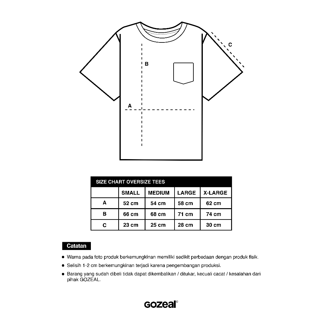 Gozeal | Tees Oversize | Divide