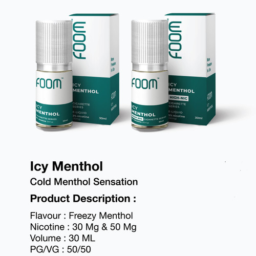 (SALT) Foom Icy Menthol Salt Nic 30ML by Foom Lab