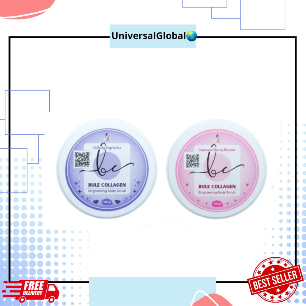 BODY SCRUB BULE COLLAGEN ORIGINAL KEMASAN BARU 100gr