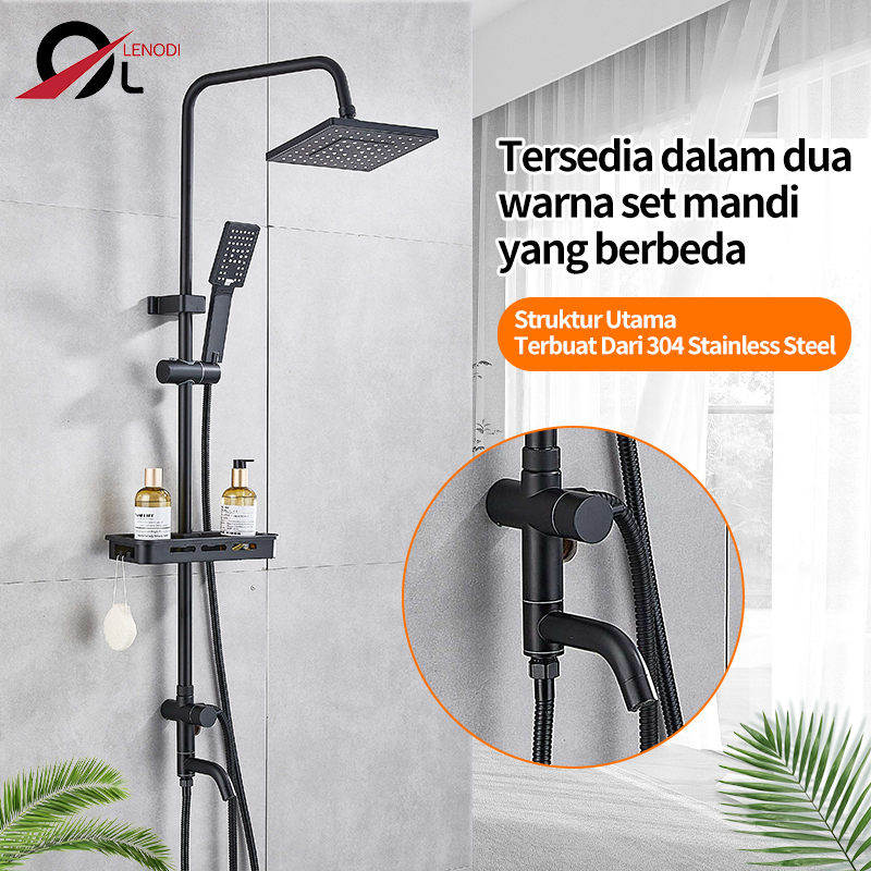 Shower Kamar Mandi 1 Set/Shower Mandi Set Stainless/Mandi Shower Set Full Stainless Shower Colum Set Mandi