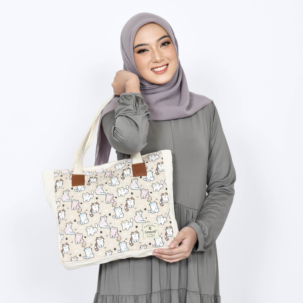 TOTE BAG BELANJA SHOPPING BAG TOTEBAG POLOS UNTUK SEMINAR SOUVENIR BISA CUSTOM SABLON