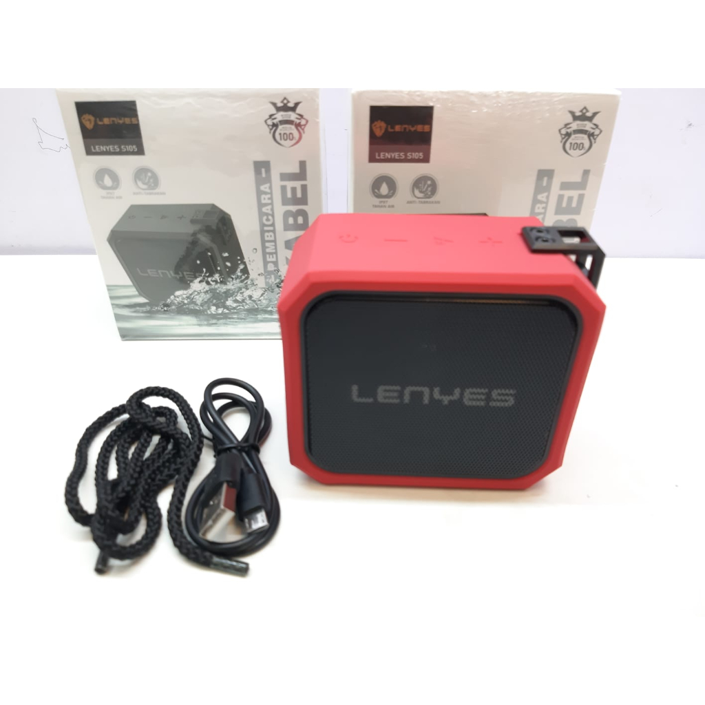 Speaker Bluetooth Portable Lenyes S105 Outdoor Wireless Extrabass