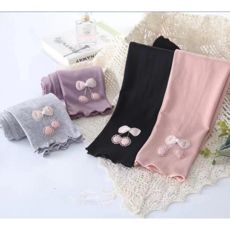 Legging Import Anak Cewek Perempuan Bahan Adem Nyaman Dipakai 6-10 Thn