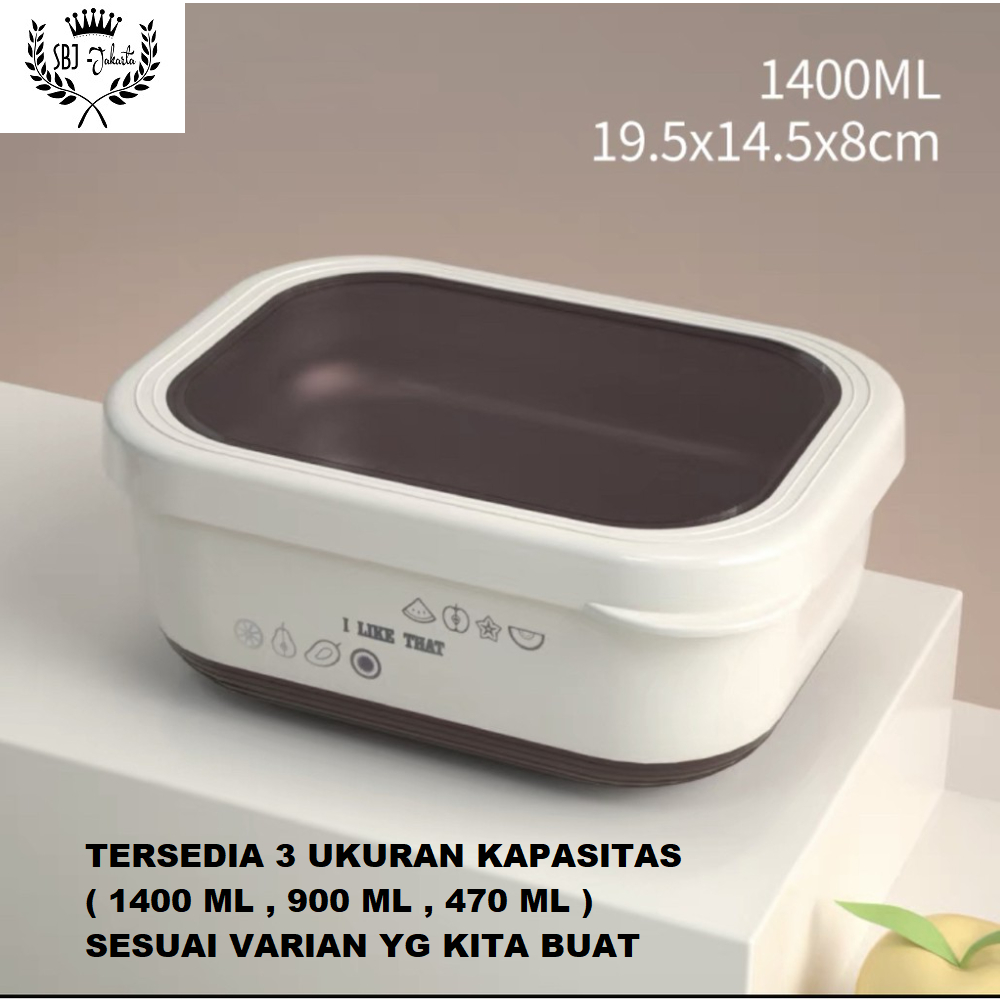 Kotak Makan Lunch Box 304 Stainless Steel Meal Box BPA Free ANTI BOCOR PREMIUM QUALITY