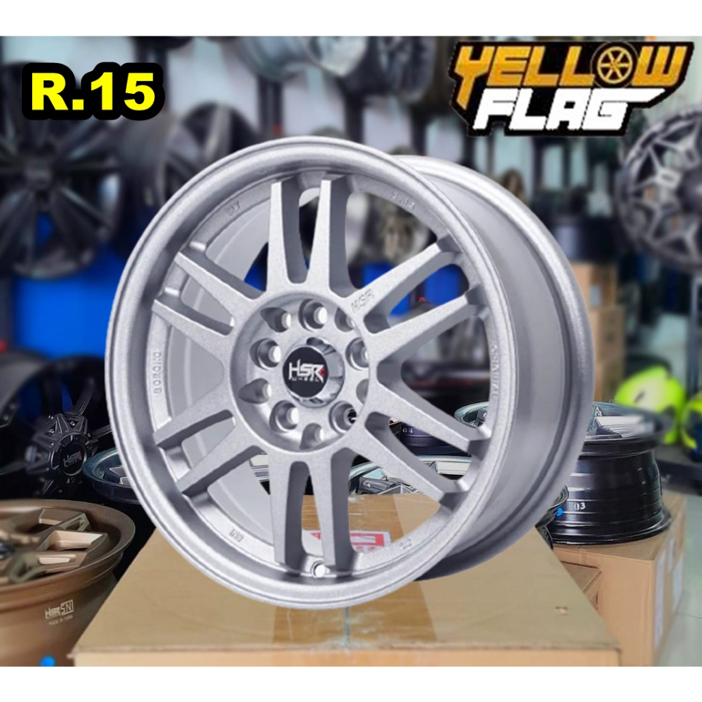 velg racing ring 15 hsr agya lebar 6,5 velg mobil brio yaris calya r15