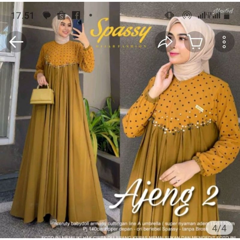 DRESS WANITA AJENG 2 BY SPASSY