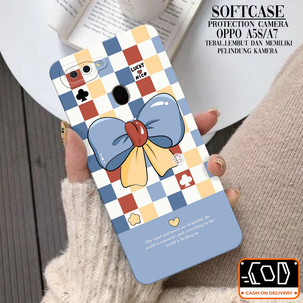 Softcase Oppo A5S/A7 Soft Protection Camera Case Oppo A5S/A7 Terbaru Pelindung Belakang Oppo A5S/A7 