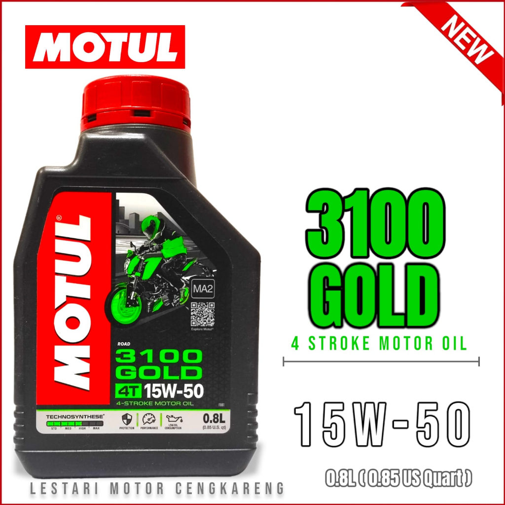 MOTUL Oli Motor 3100 GOLD 4T 15W50