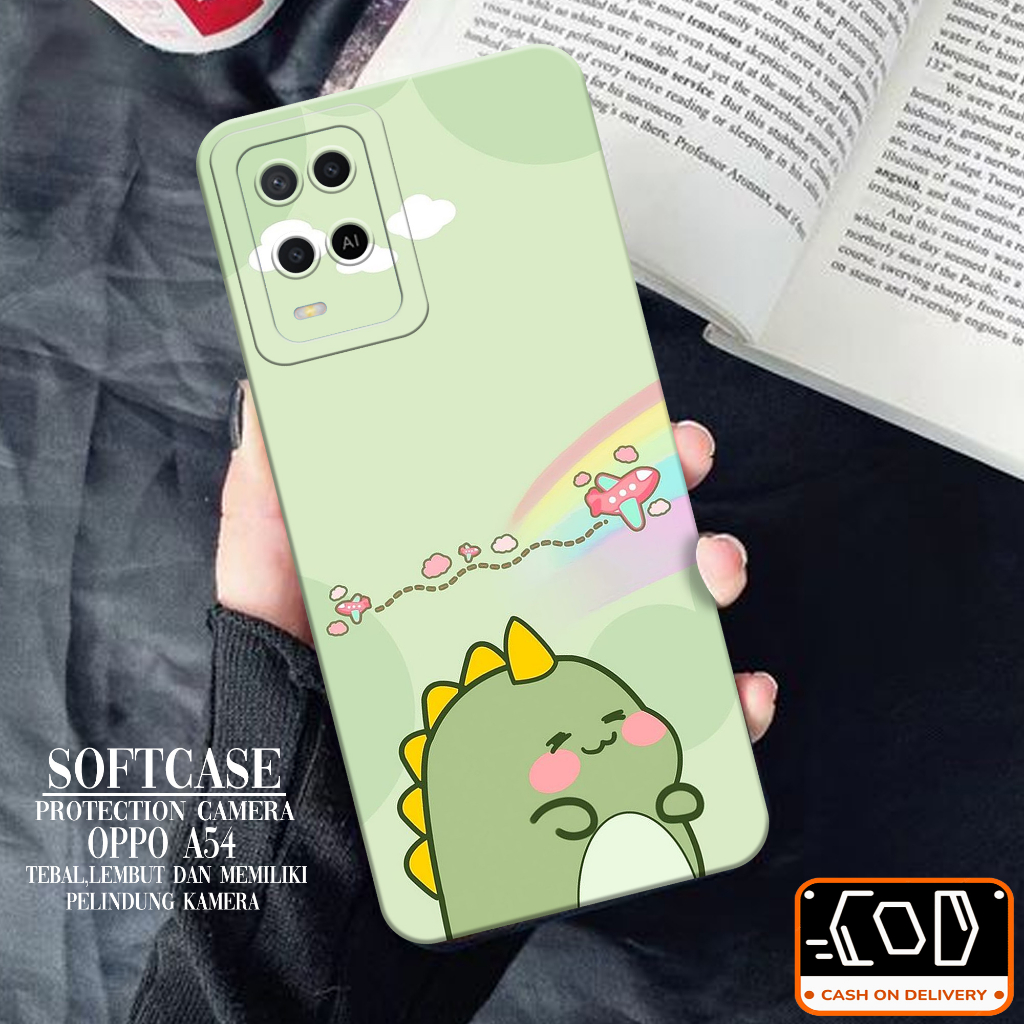 Softcase Oppo A54 Soft Protection Camera Case Oppo A54 Pelindung Belakang Oppo A54 Silikon Oppo A54 