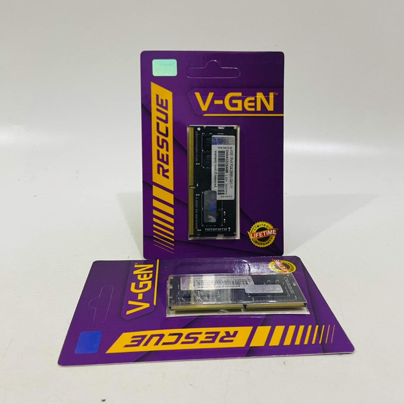 Memory RAM V-Gen Rescue Sodimm 8GB DDR3 PCL12800 1600Mhz Vgen Laptop