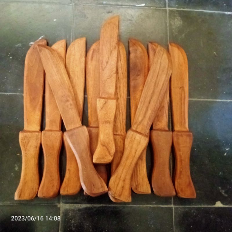 Belati Kripen Kayu/Belati Kripen Anak/Belati Kripen Silat Beladiri/Belati Kripen Pencak Silat/Belati