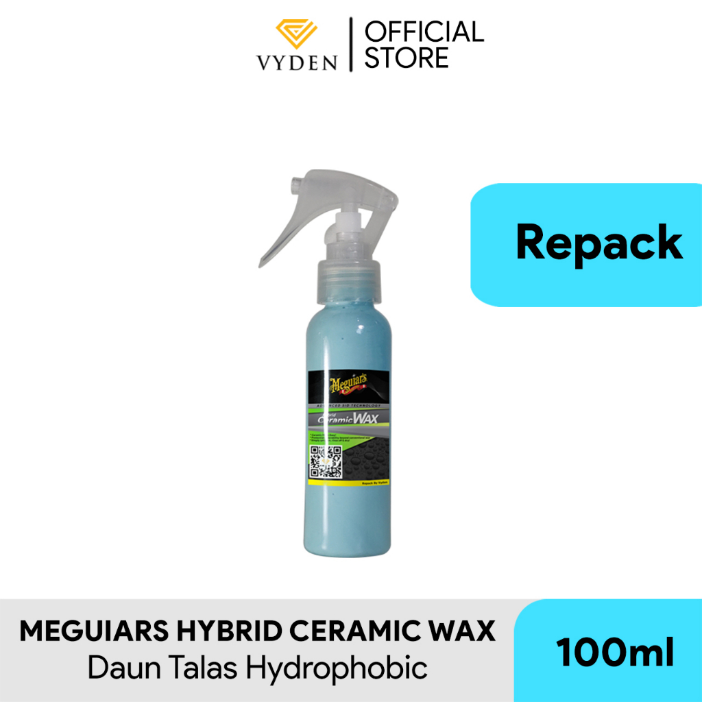 Meguiars Hybrid Ceramic Wax 100 ml Spray Wax SiO2 Efek Daun Talas Hydrophobic MURAH