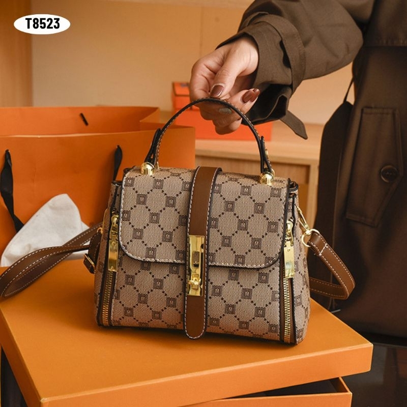 [IMPORT] T8523 - TAS SELEMPANG WANITA FASHION IMPORT - 76BAGSTORE