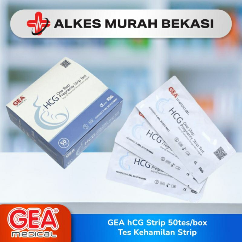 Hcg Strip Gea / Hcg Gea / Tes Kehamilan / Tespek / Hcg / Gea / Alat tes kehamilan / Hcg Strip