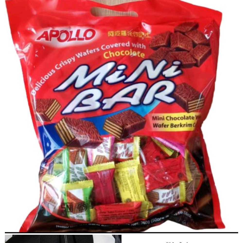 

Apollo Mini Bar Mini Chocolate Wafer Berkrim Coklat 50pcs Apollo Mini Bar Mini Milk Chocolate Wafer