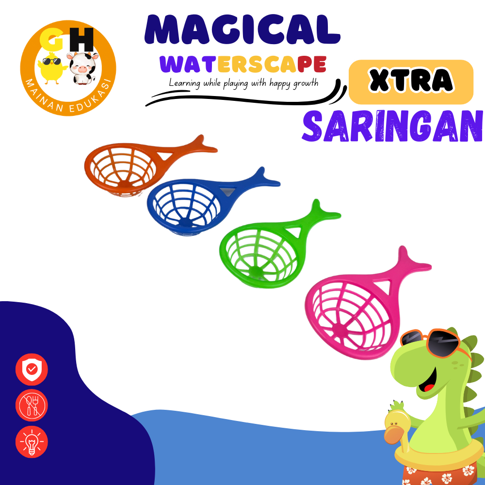 Refill Magical Waterscape Mainan Edukasi Gel Cetakan Jelly Air Ajaib DIY Montessori by GHEduPlay