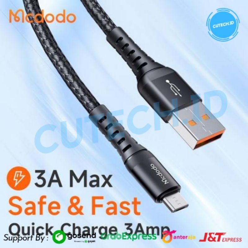 MCDODO KABEL DATA MICRO FAST CHARGING 3A NYLON CA-2281