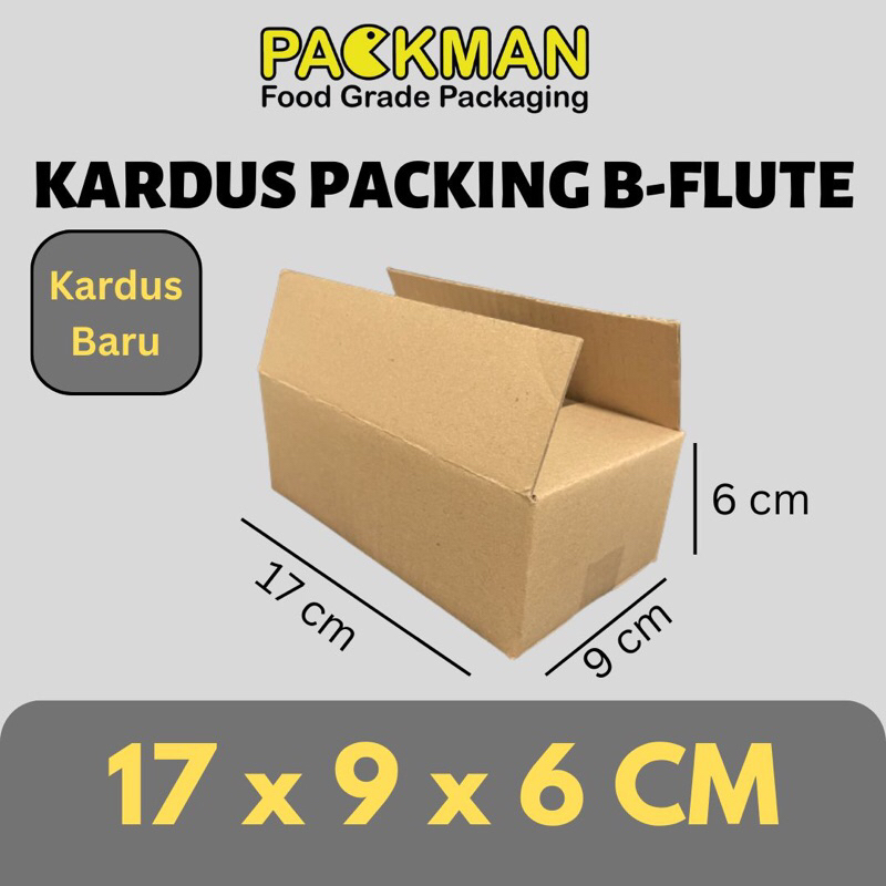 

KARDUS PACKING 17x9x6 cm / BOX KARTON CORUGATED B-FLUTE / PACKING ONLINE