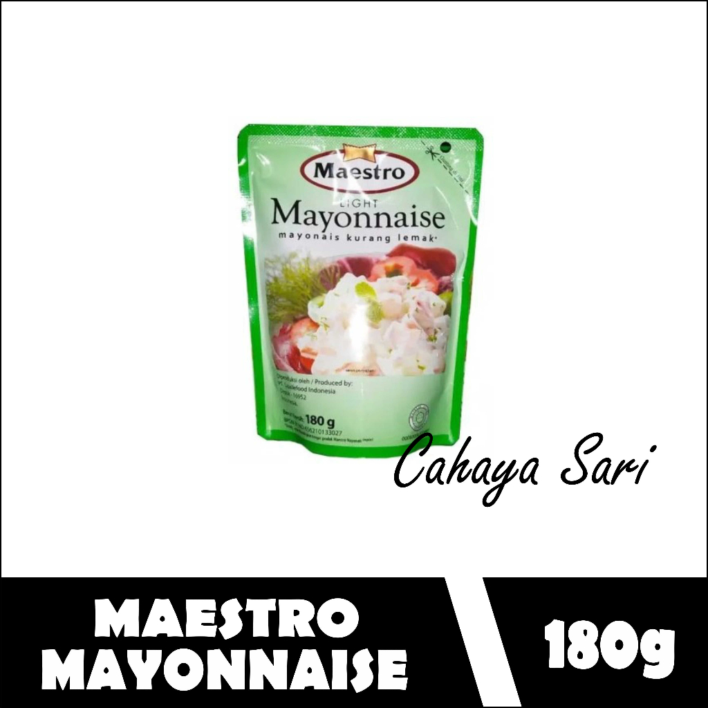 

Mayonaise Maestro 180gr