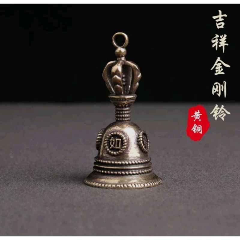 gantungan liontin vajra genta