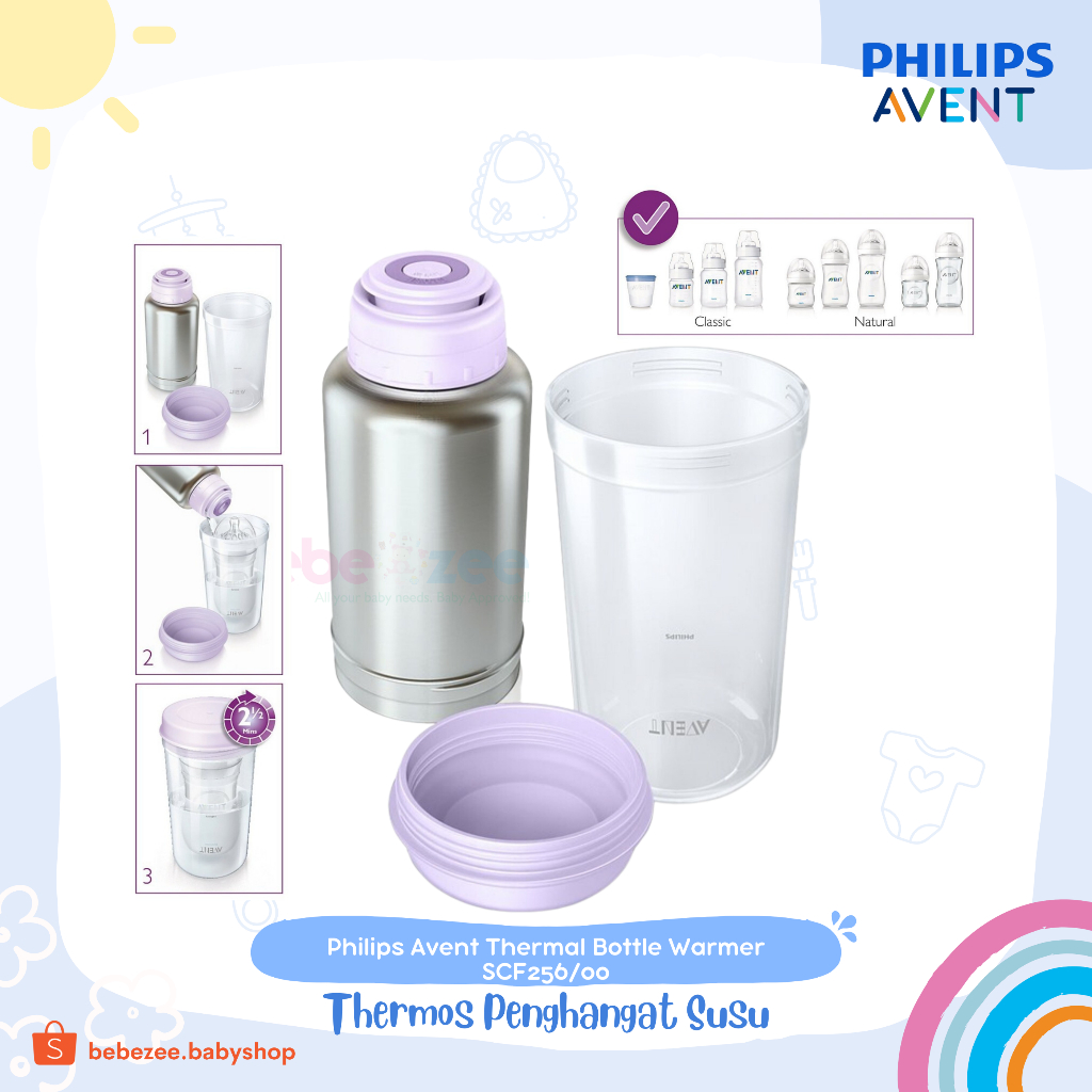 Philips Avent SCF256/00 Thermal Bottle Warmer- Termos Termos Penghangat Botol Susu Botol SCF 256/00