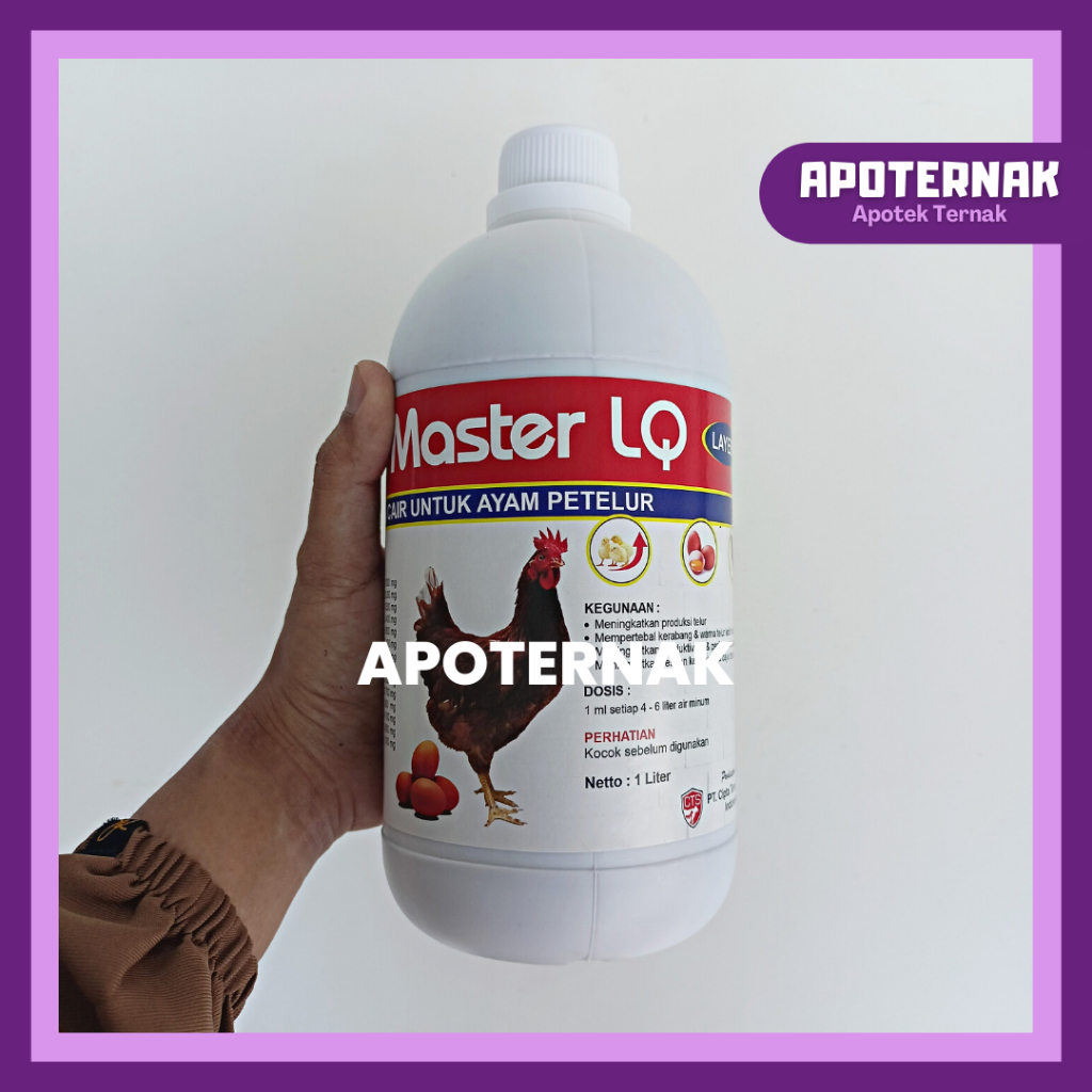 MIX MASTER LQ LAYER | Premix Pemacu Produksi Ayam Petelur Layer | Premix Cair 1 Liter