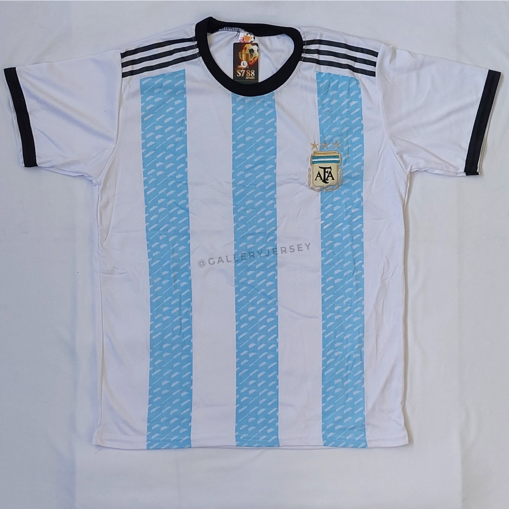 JERSEY BOLA DEWASA ARGENTINA HOME PIALA DUNIA  BAJU BOLA DEWASA ARGENTINA HOME MESSI WORLD CUP
